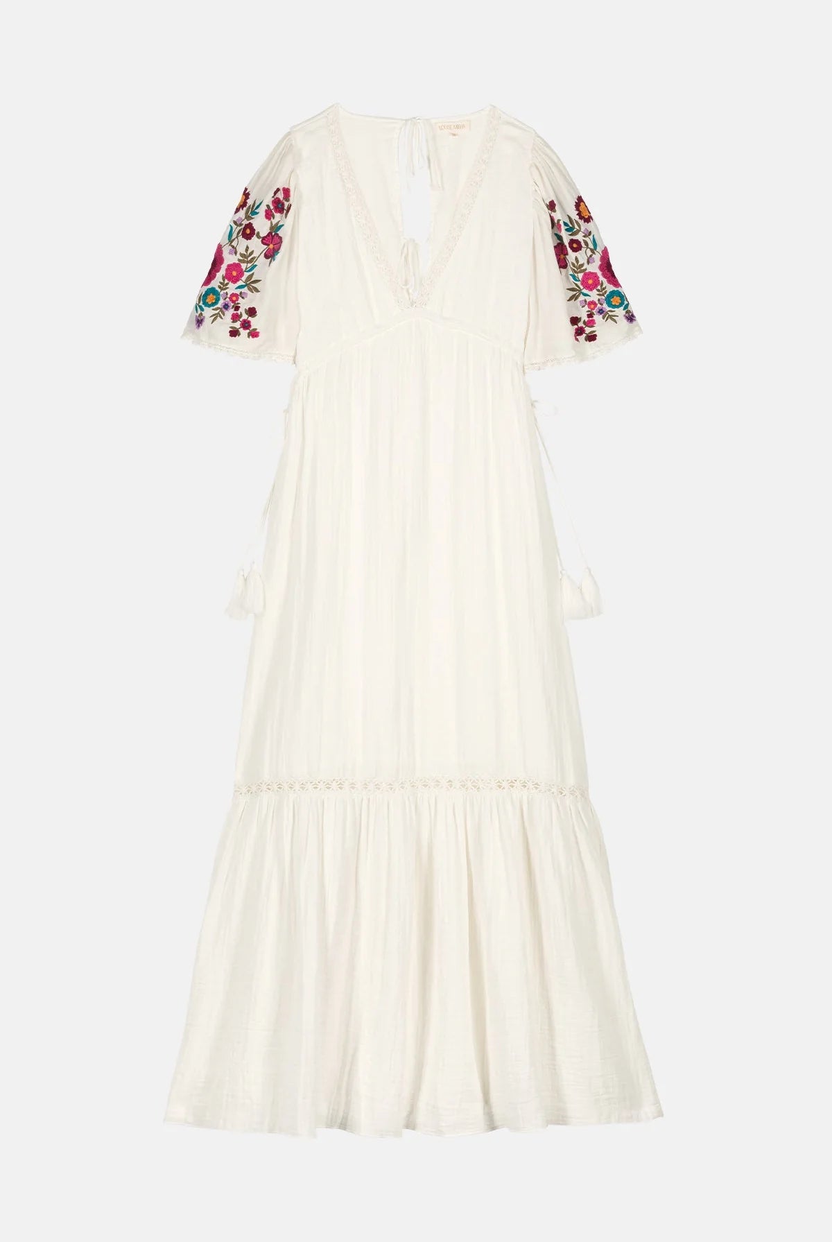 Balina Dress Double Gauze Cream - Louise Misha