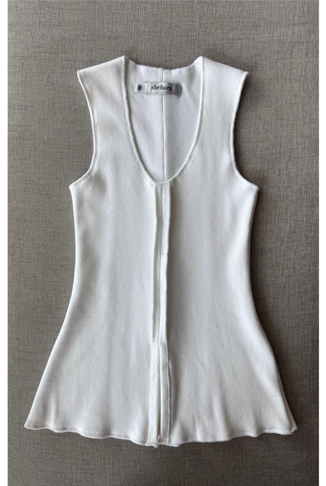 Antoinette Scoop Neck A Line Top  - Shehara