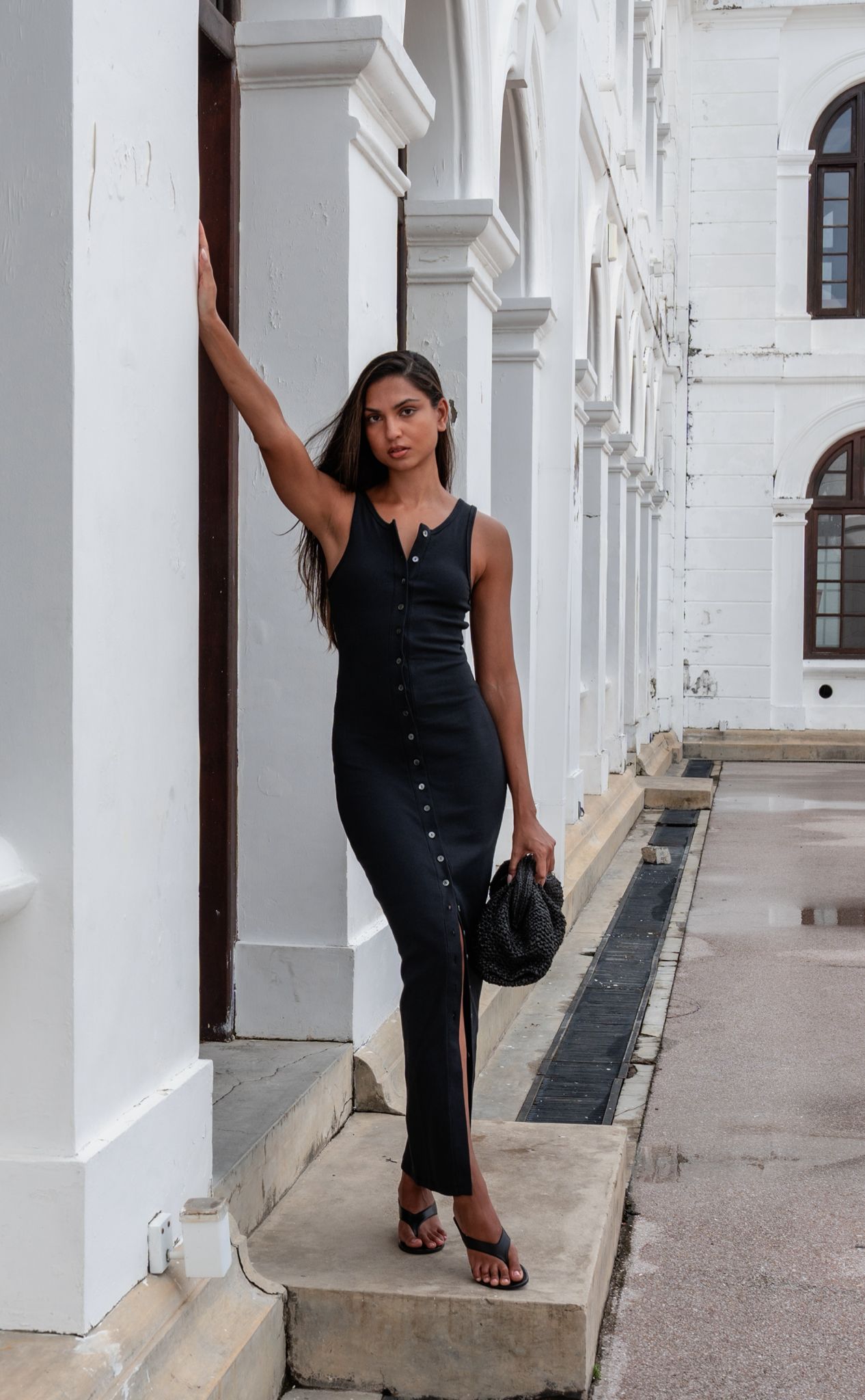Button Down Maxi Dress - Shehara