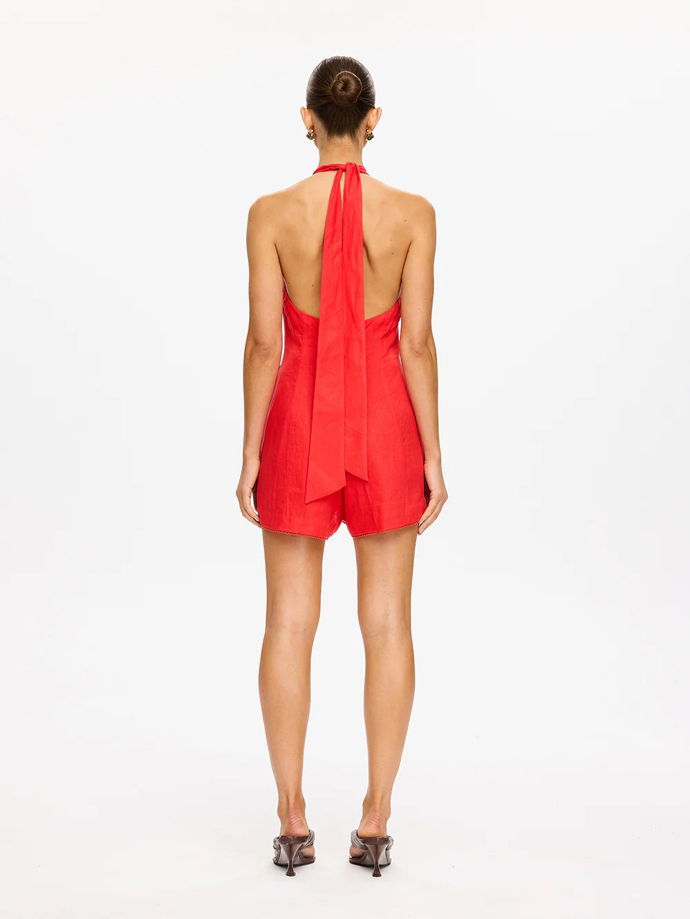 Maxine Playsuit Red