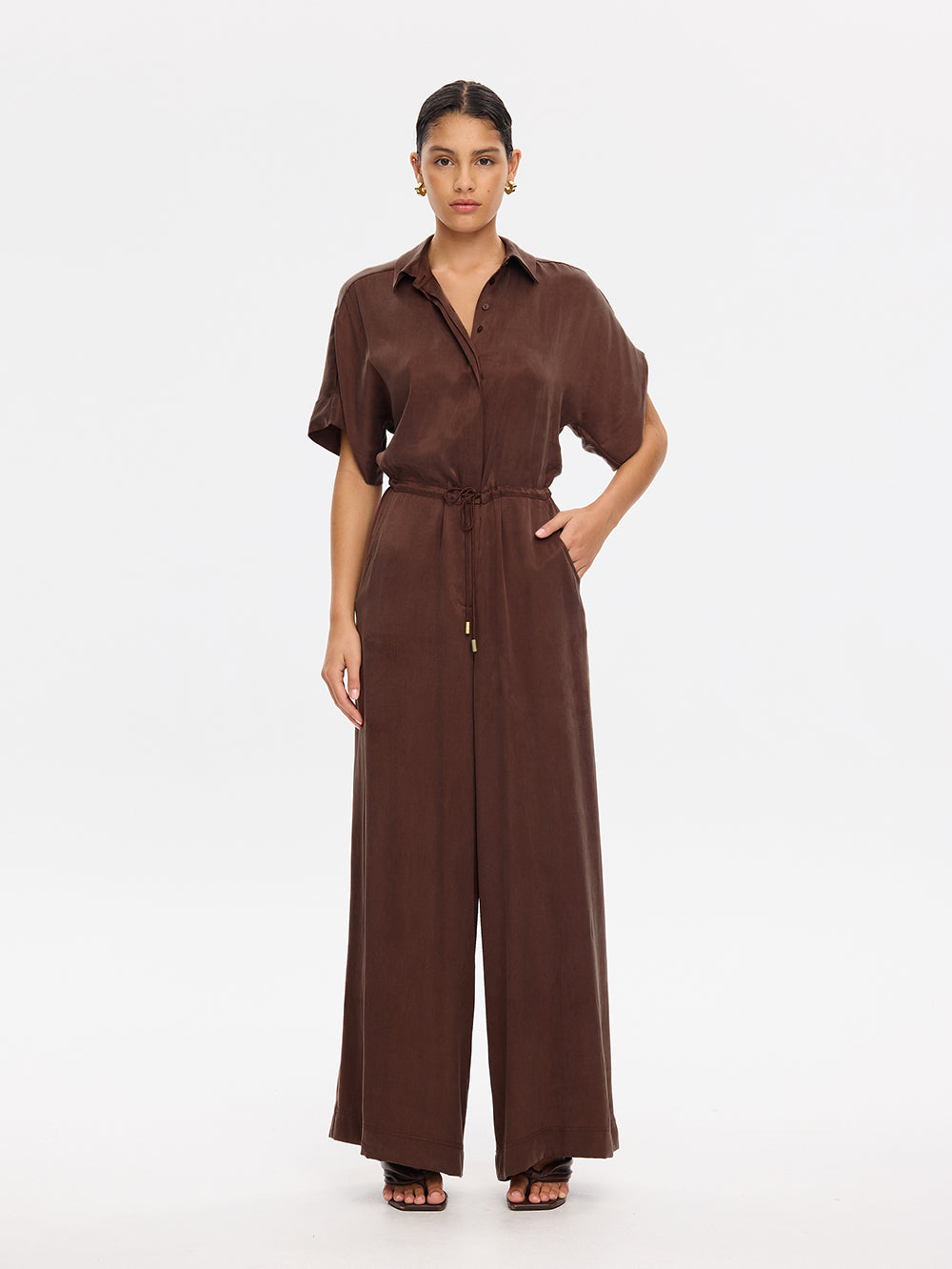 Jaxon Jumpsuit Chocolate
