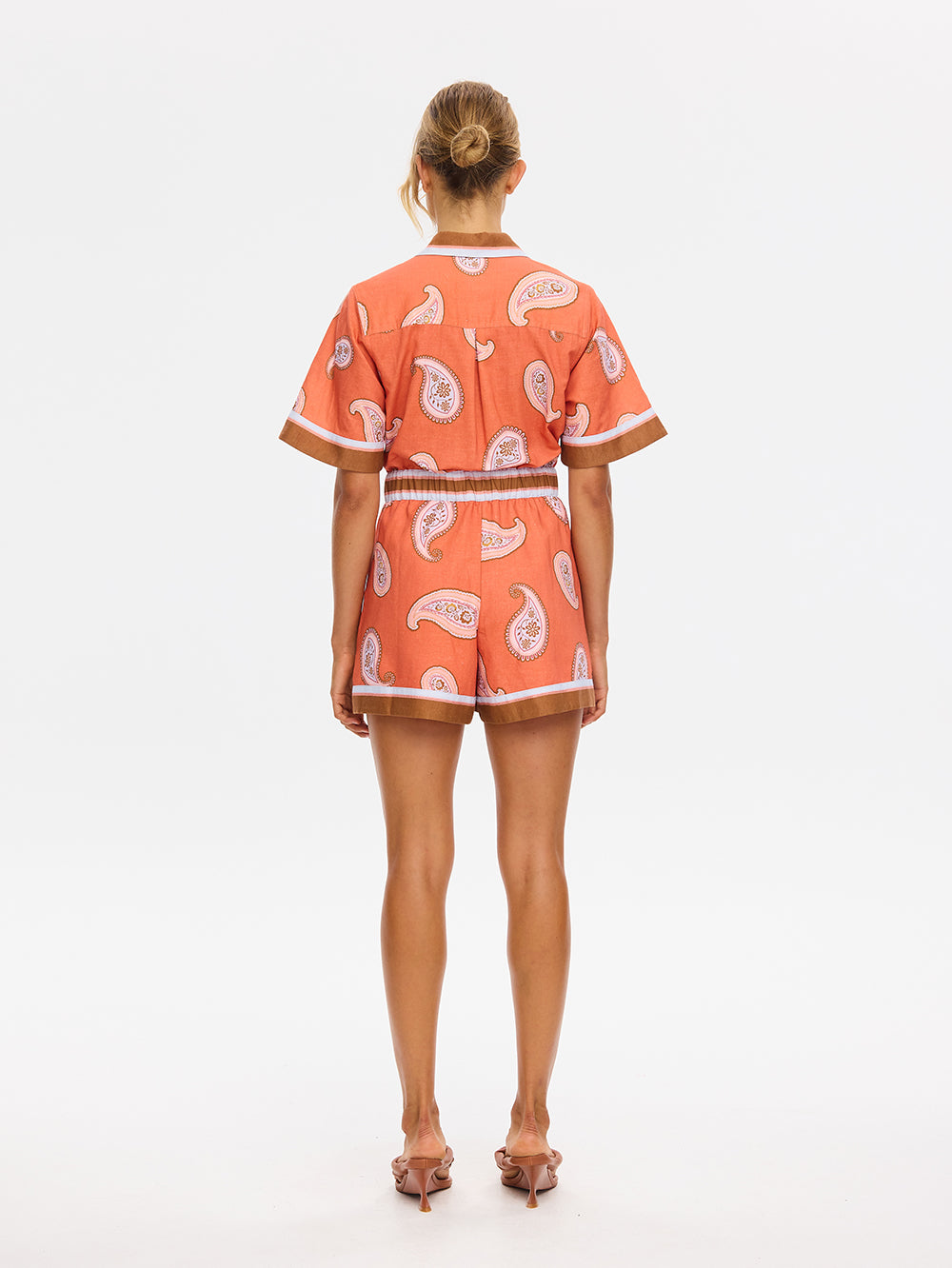 Ezra Playsuit Coral