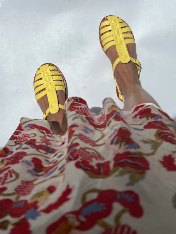 Sunny - Camel Sole Fisherman Sandals - Mama Praia
