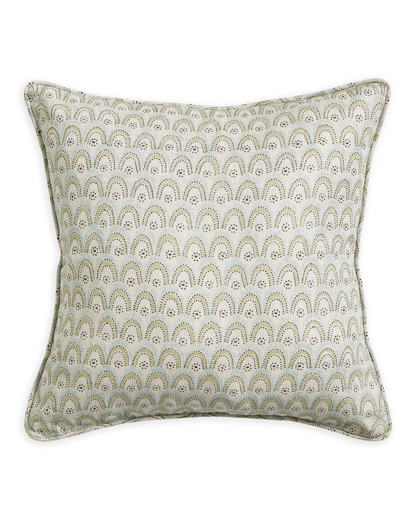Azores Wasabi Linen Cushion 50x50cm