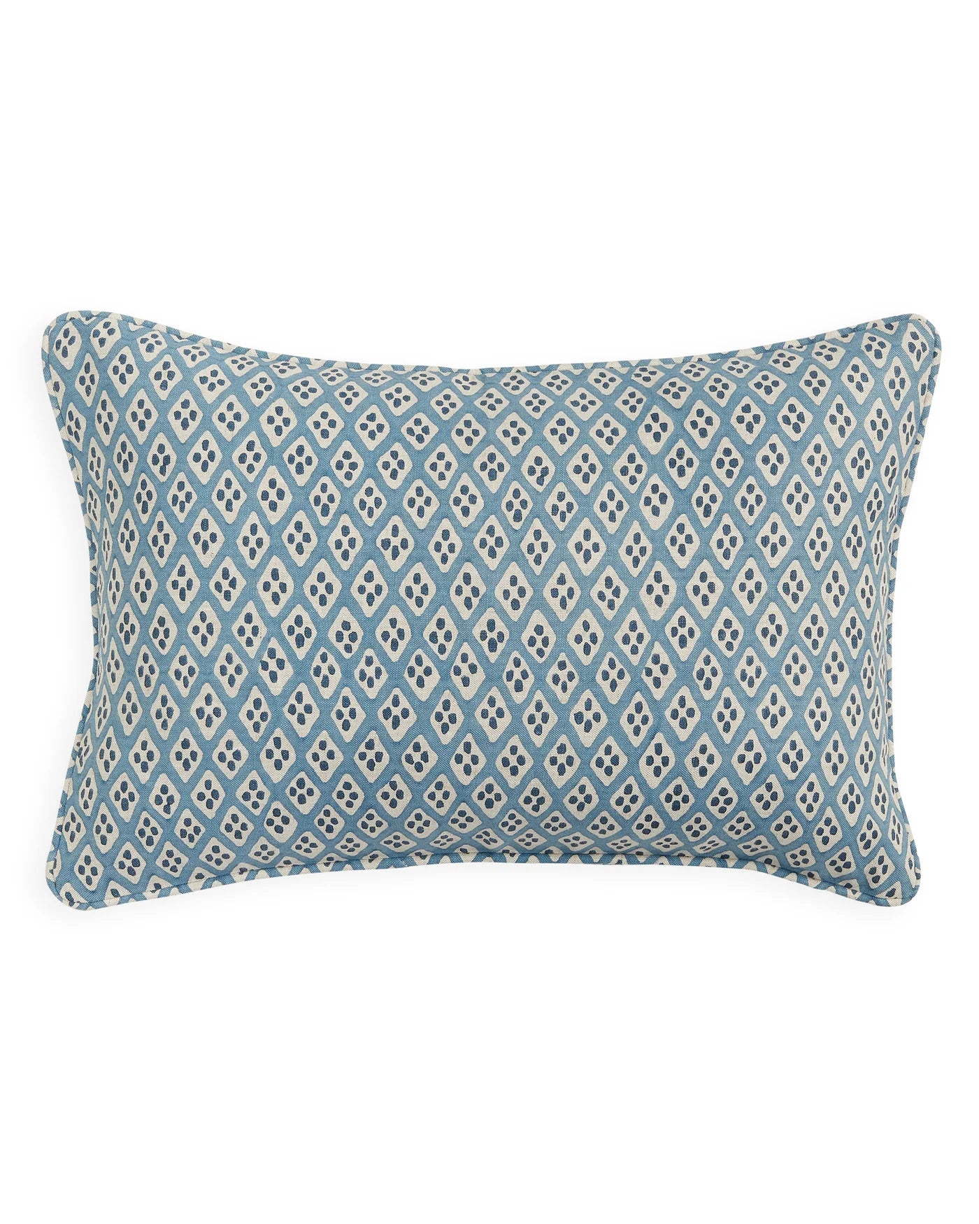 Orvietto Azure Linen Cushion 30x45cm