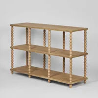 Bobbin Oak Console Natural 140cm
