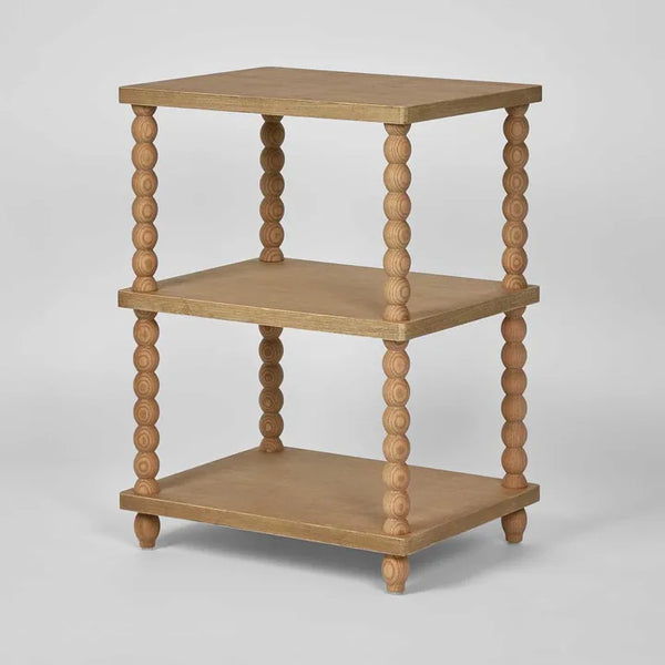 Bobbin Oak Side Table