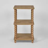 Bobbin Oak Side Table