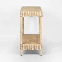 Belle Rattan Console