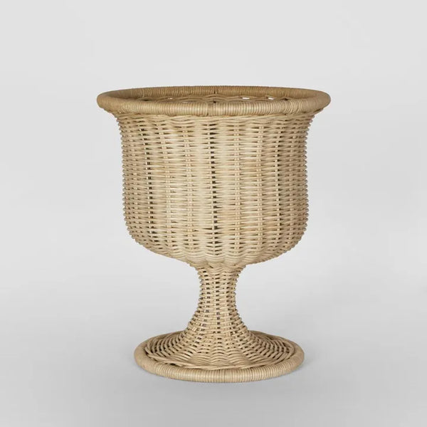 Belmont Rattan Urn