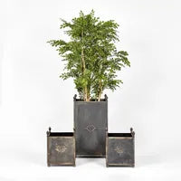 Estate Footed Iron Planters