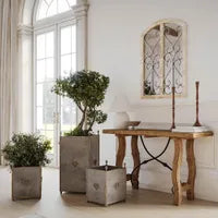 Estate Footed Iron Planters