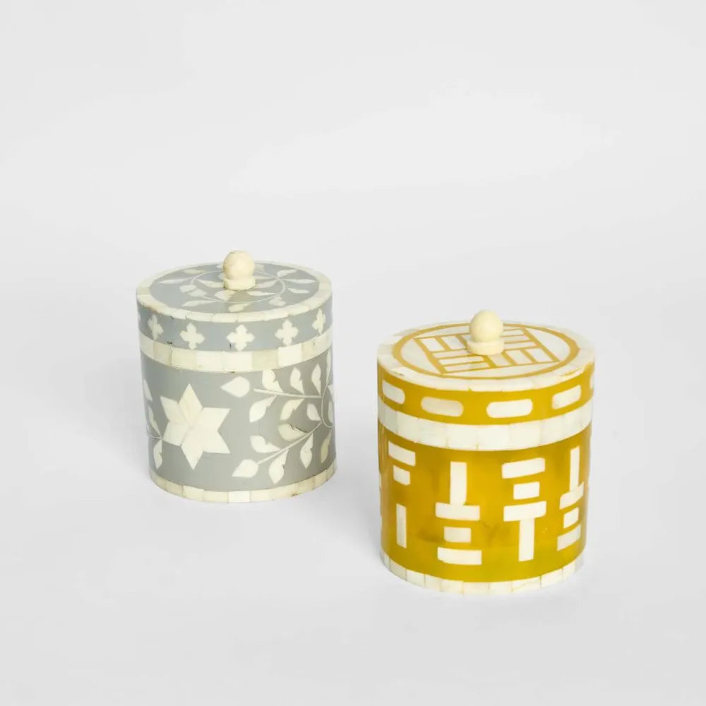 Sirena Trinket Box Mustard