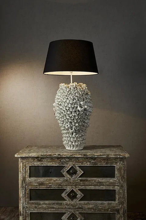 Singita Ceramic Table Lamp Base White