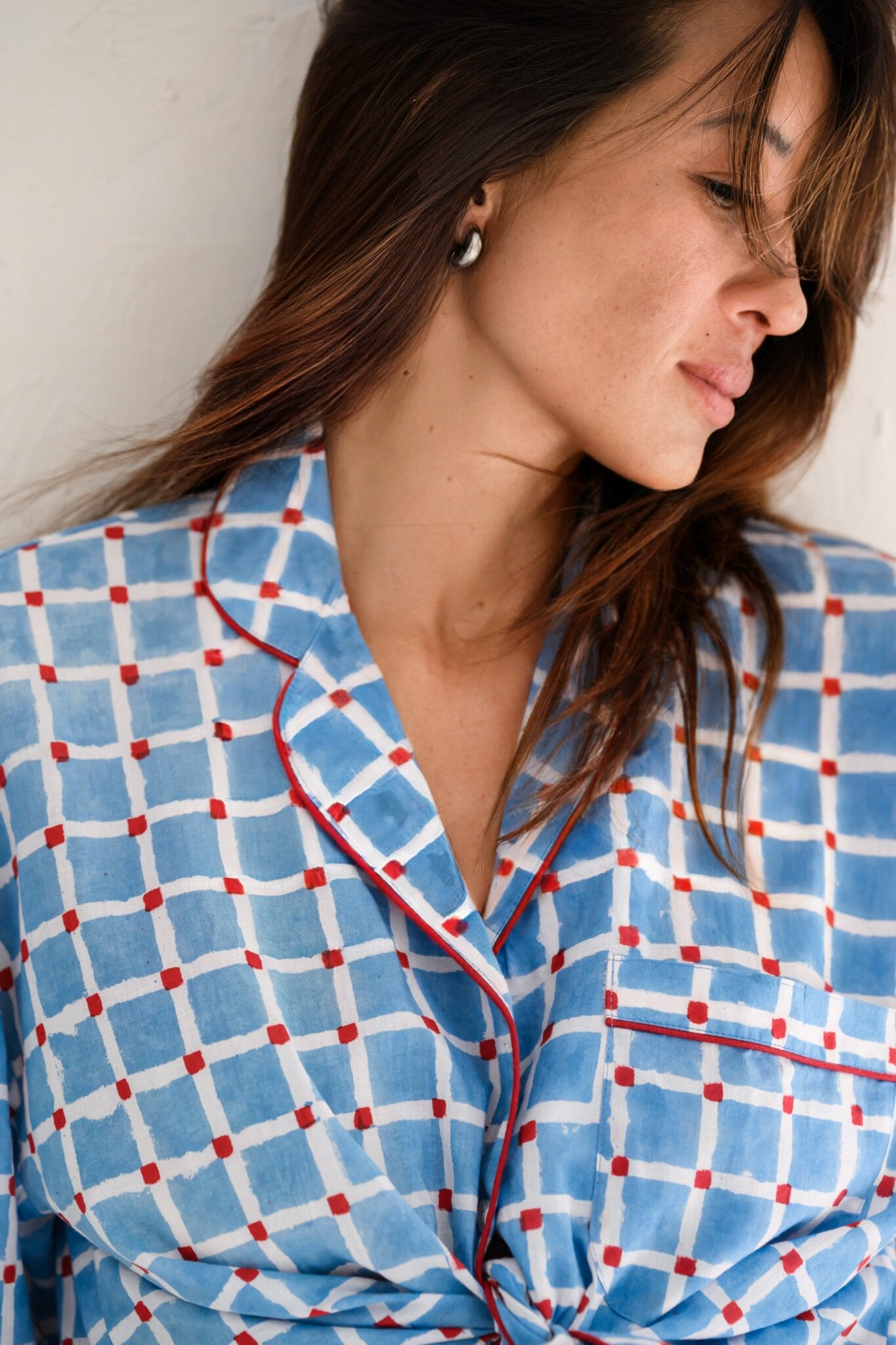 Montmartre Blue Check