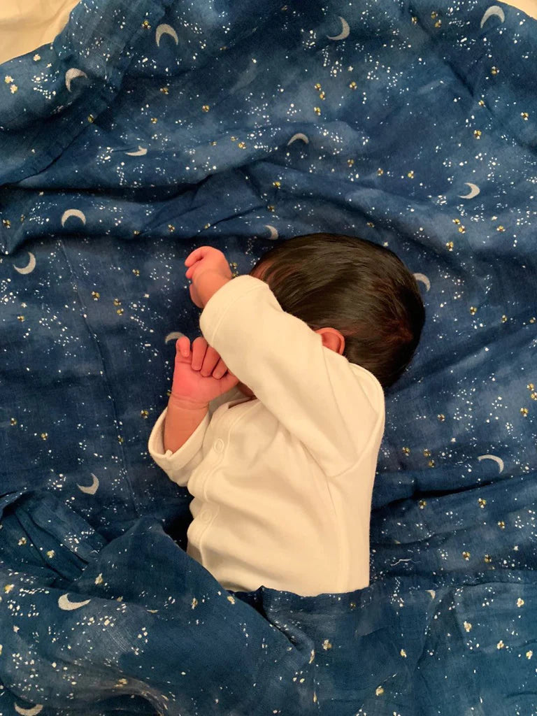 Organic Swaddle Starry Night - Malabar Baby
