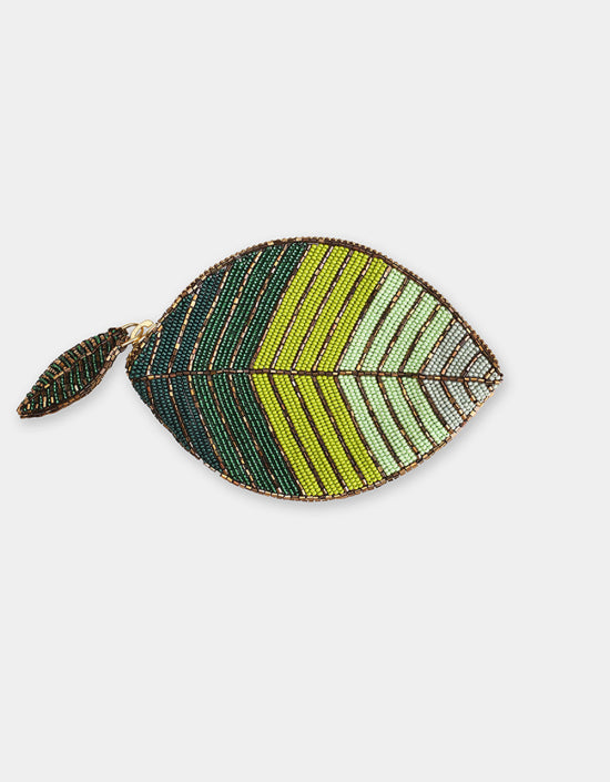 Leaf Coin Purse - Olivia Dar