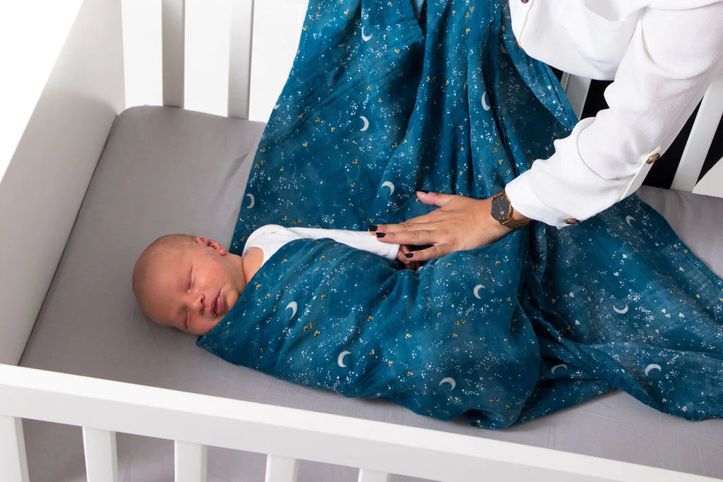Organic Swaddle Starry Night - Malabar Baby