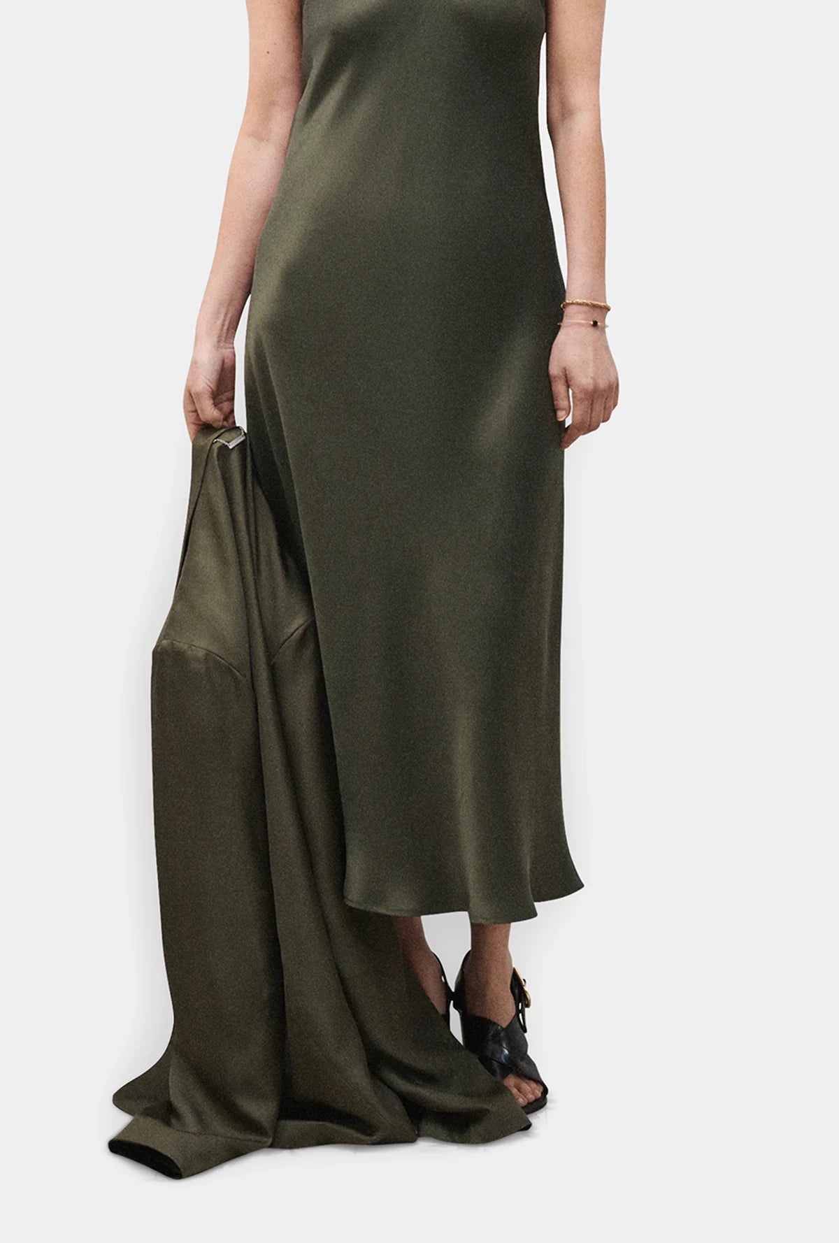 90s Slip Dress Pine