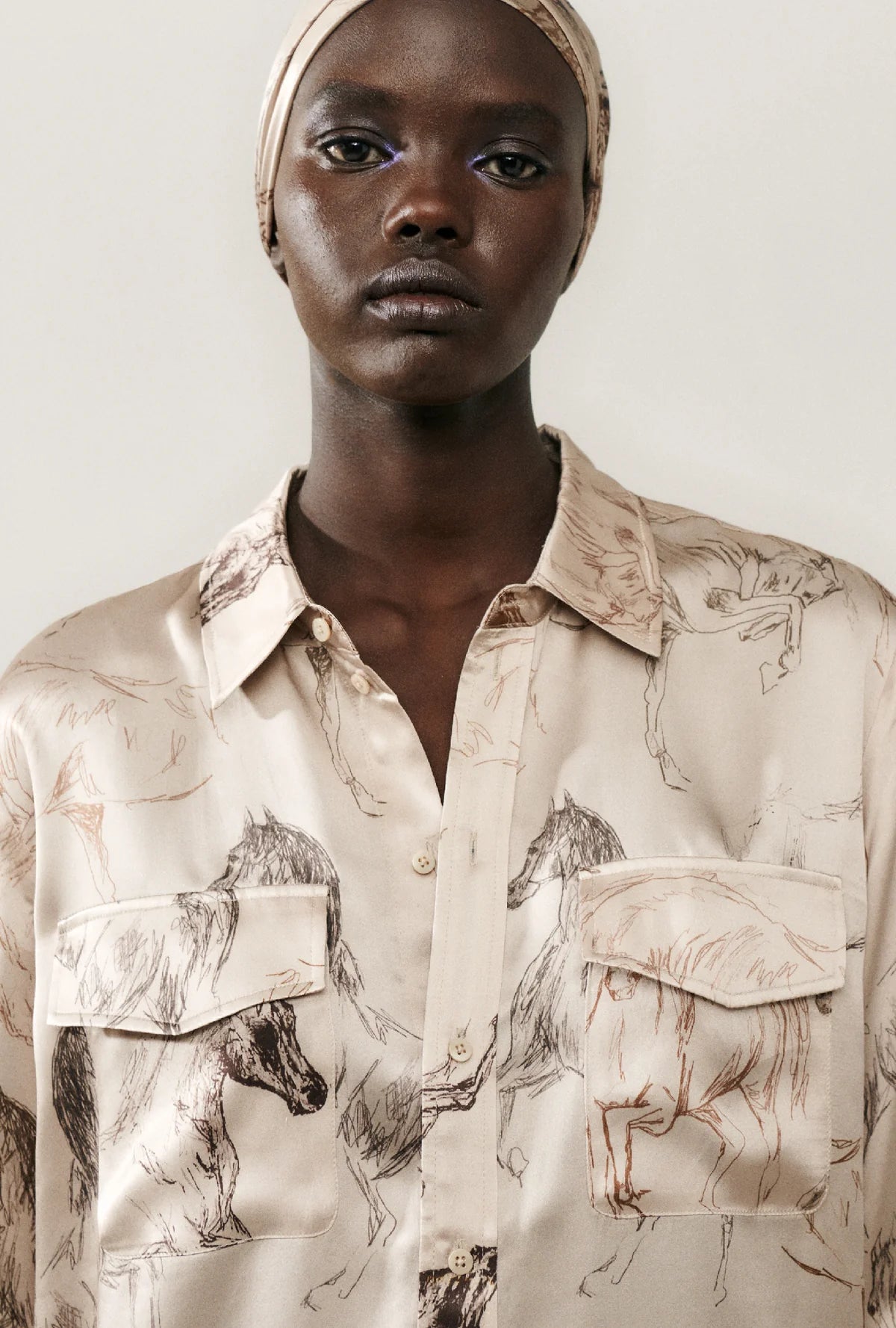 Boyfriend Shirt Wild Horses