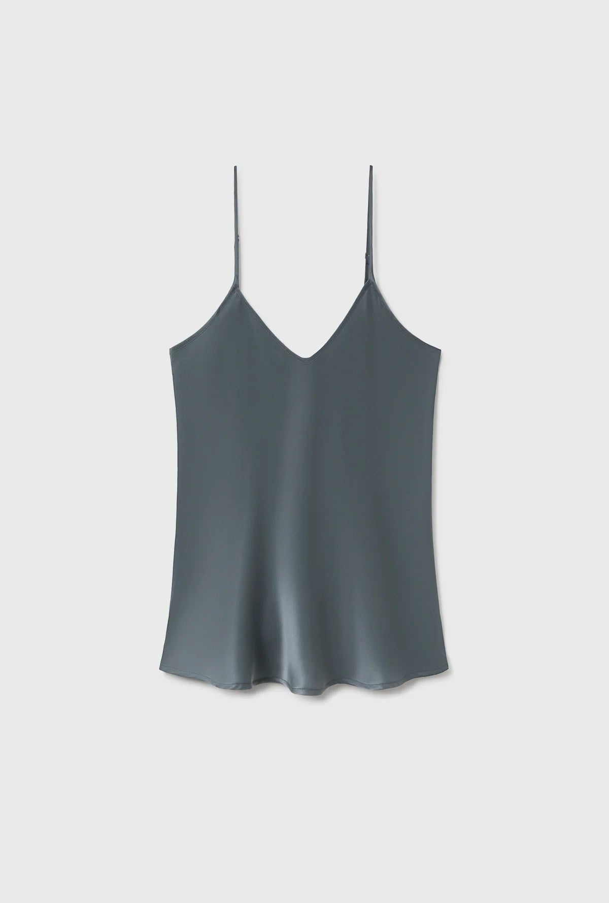 Bias Cut Cami Slate