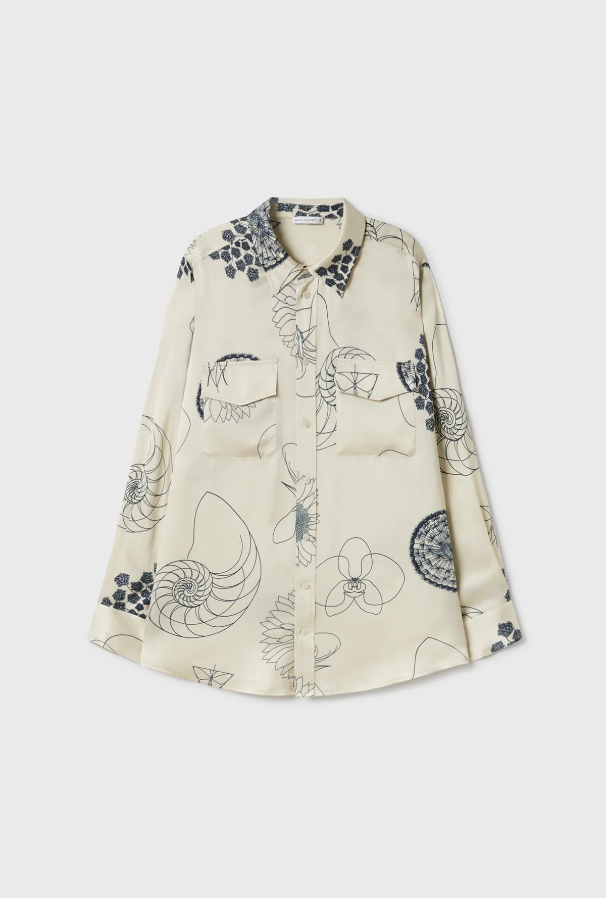 Boyfriend Shirt Fibonacci Off White