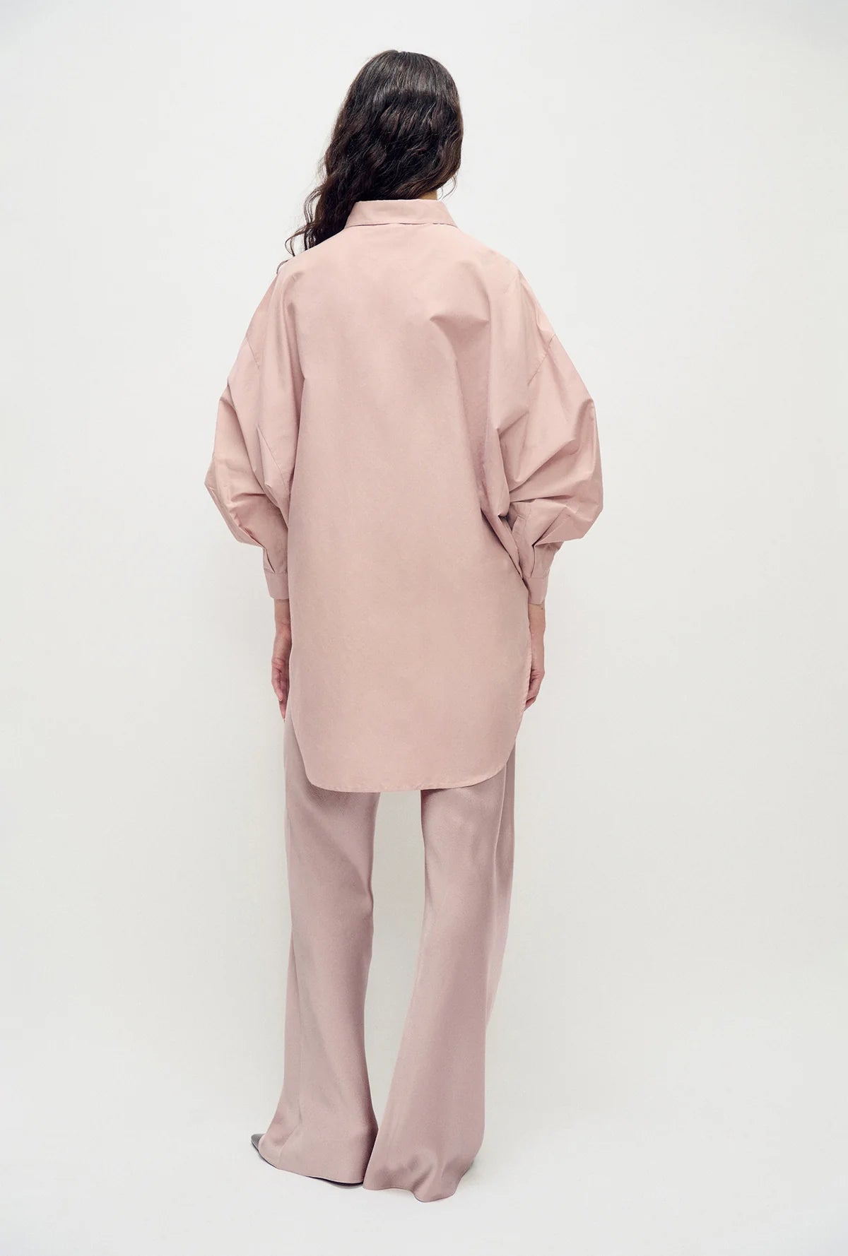 Cotton Silk Round Shirt Lasso