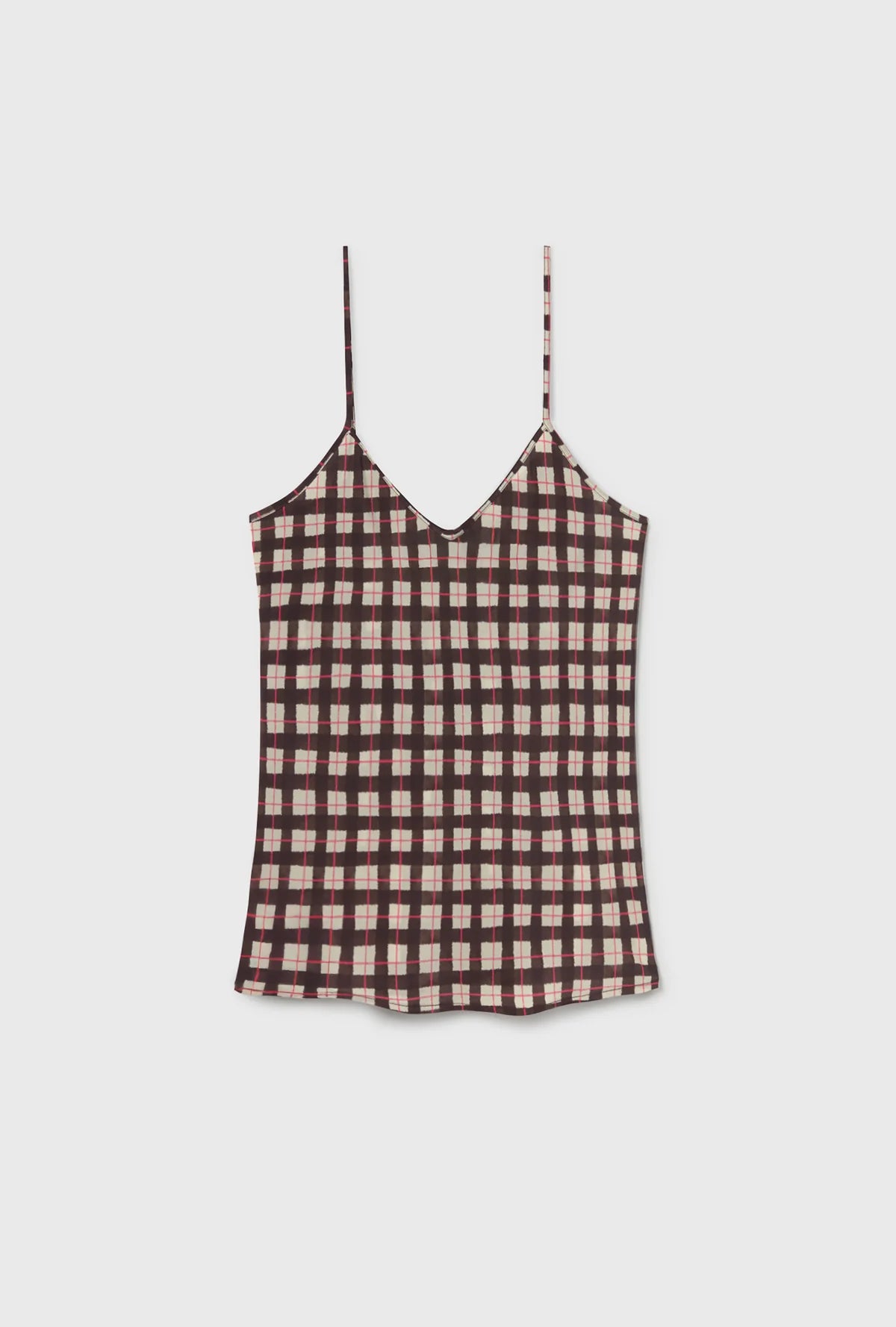 Cdc Bias Cut Cami Luna Gingham