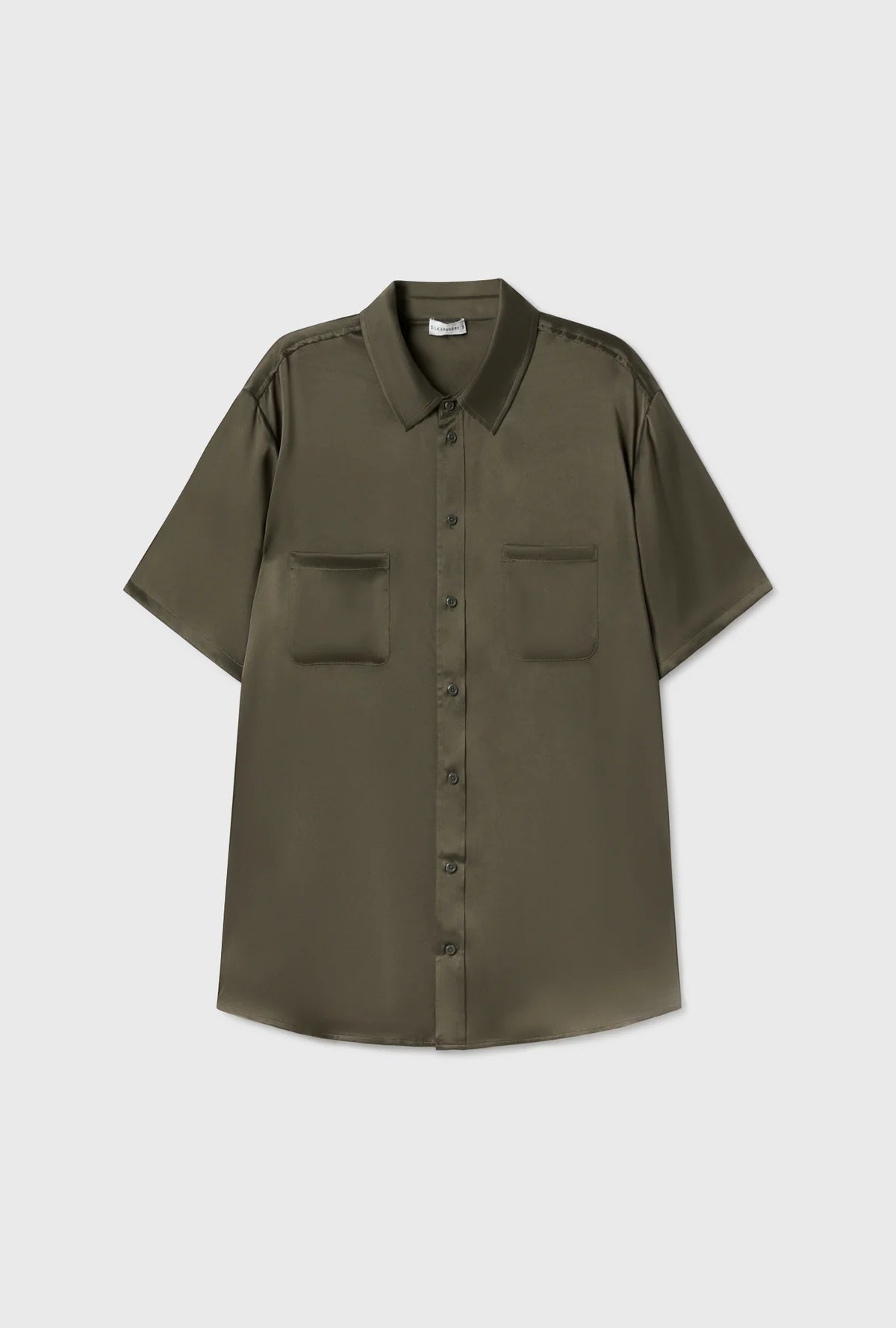 Short Sleeve Boyfriend Shirt Pine