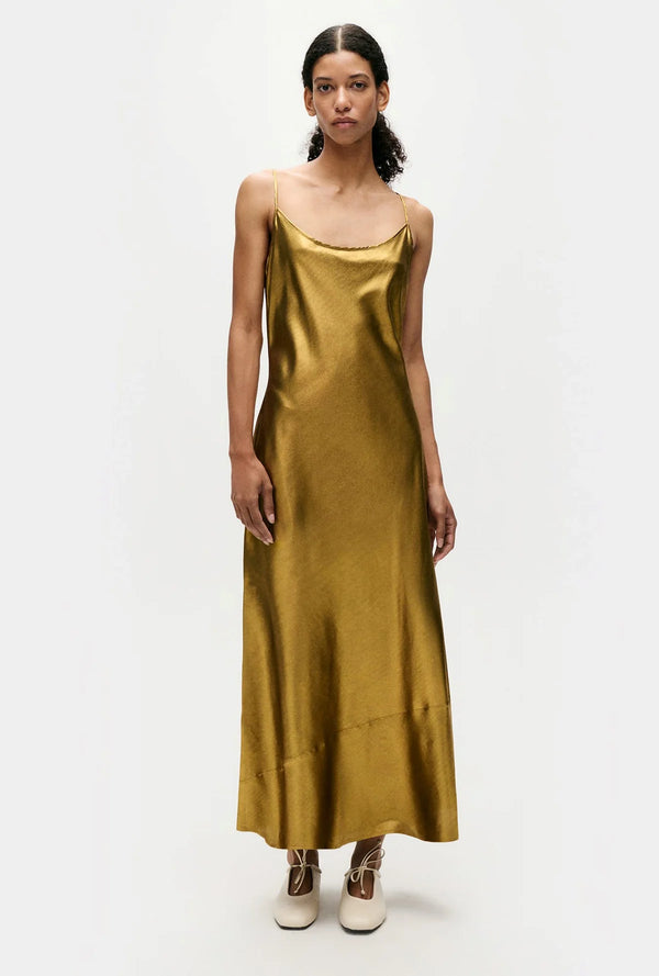 1996 Dress Gold - Silk Laundy