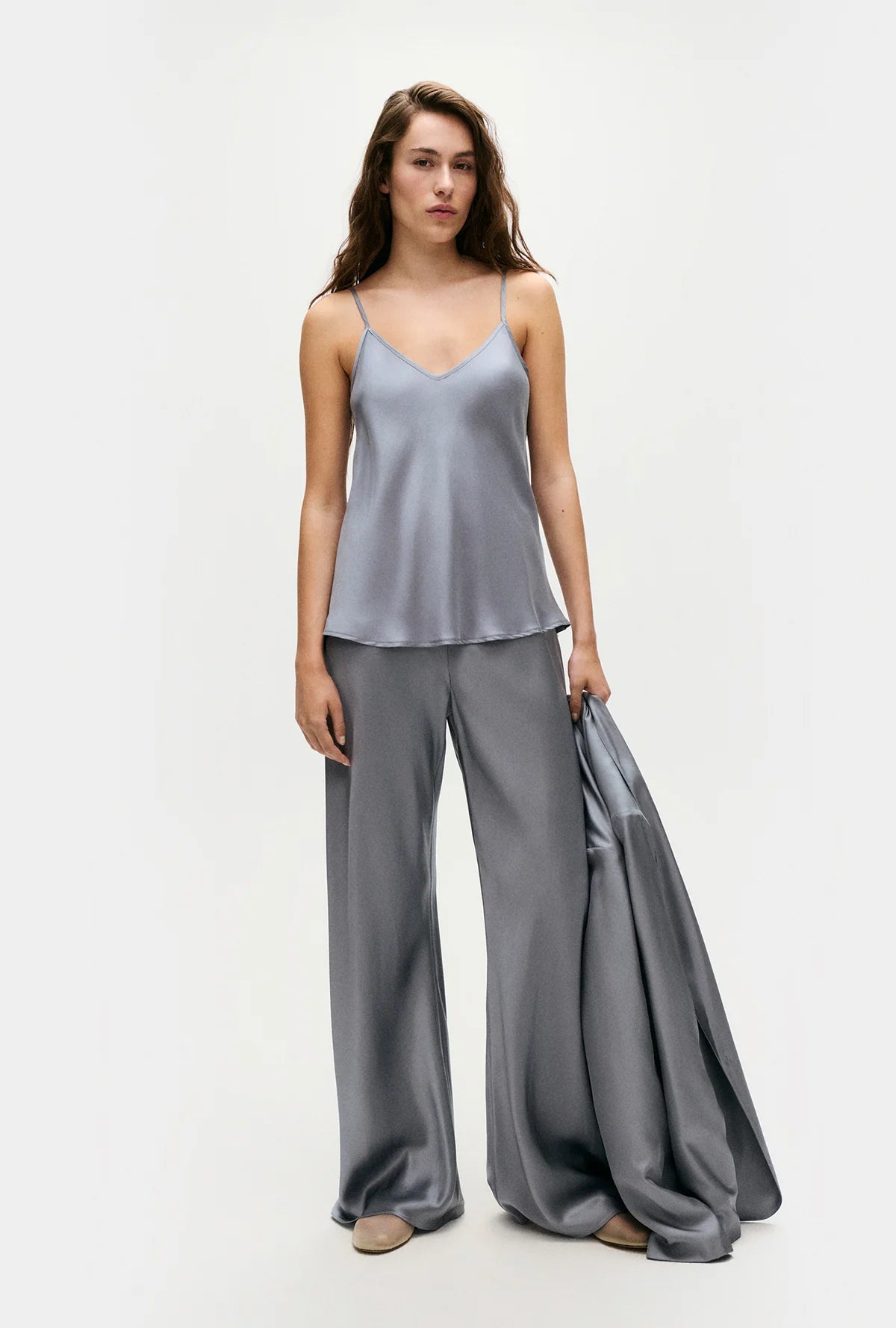 Bias Cut Pants Storm