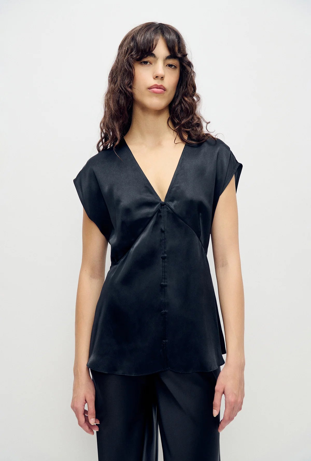 Lucia Top Black - Silk Laundry