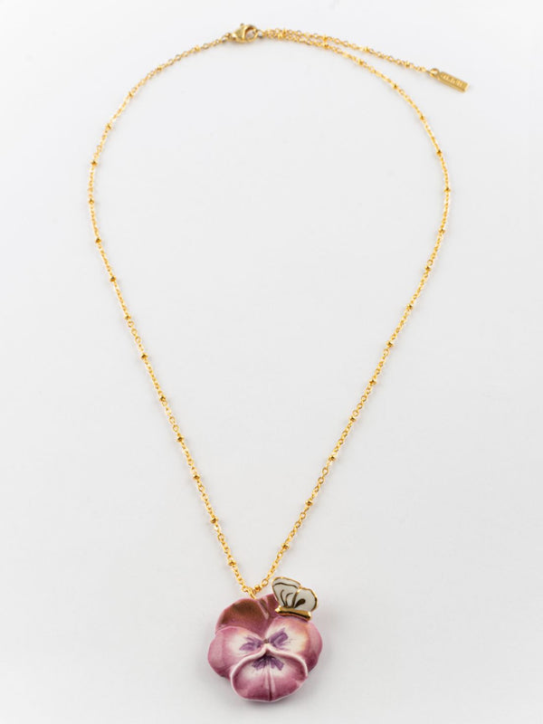 Figs & Flowers Pansy Necklace - Nach