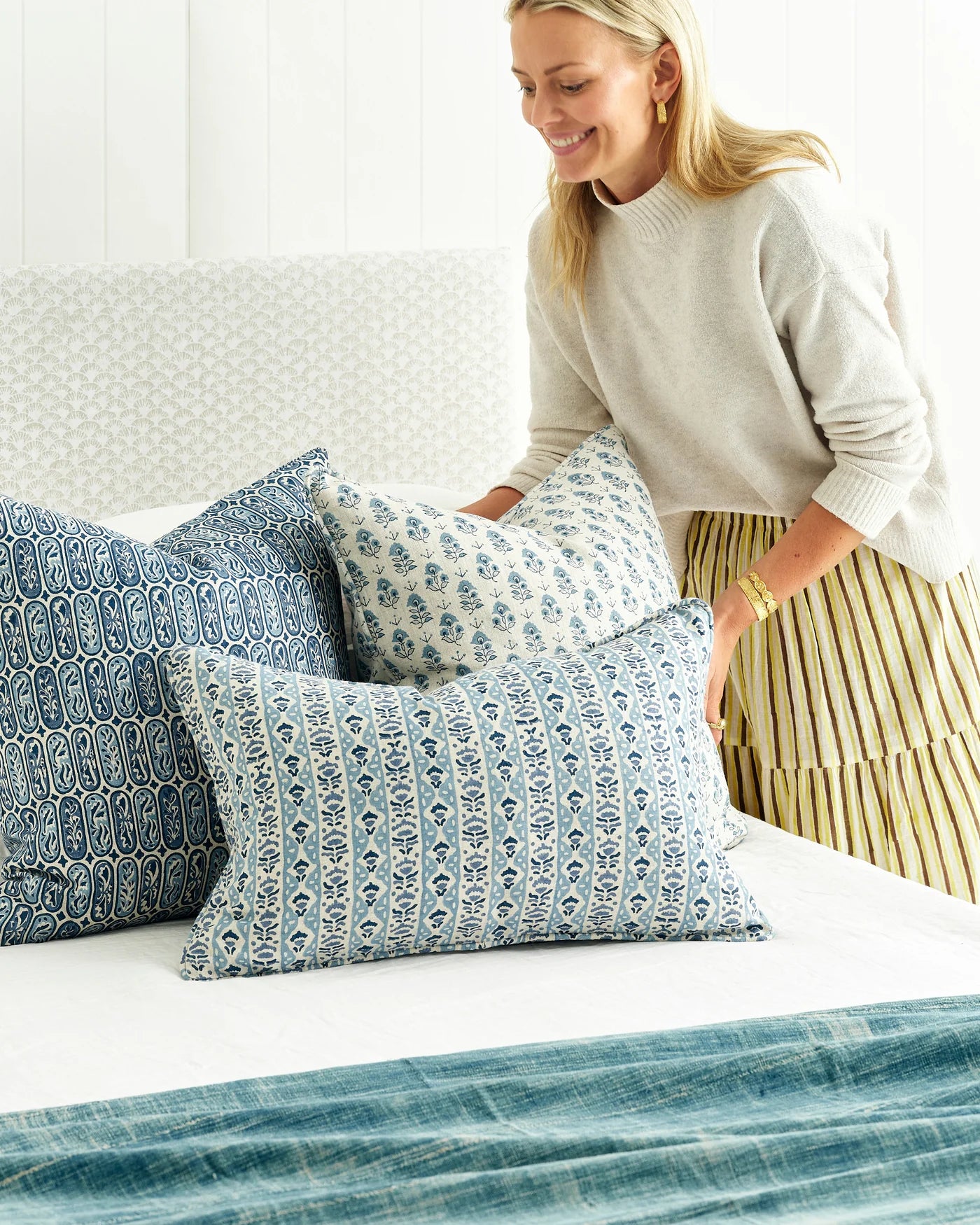 Kutch Tahoe Linen Cushion 50x50cm