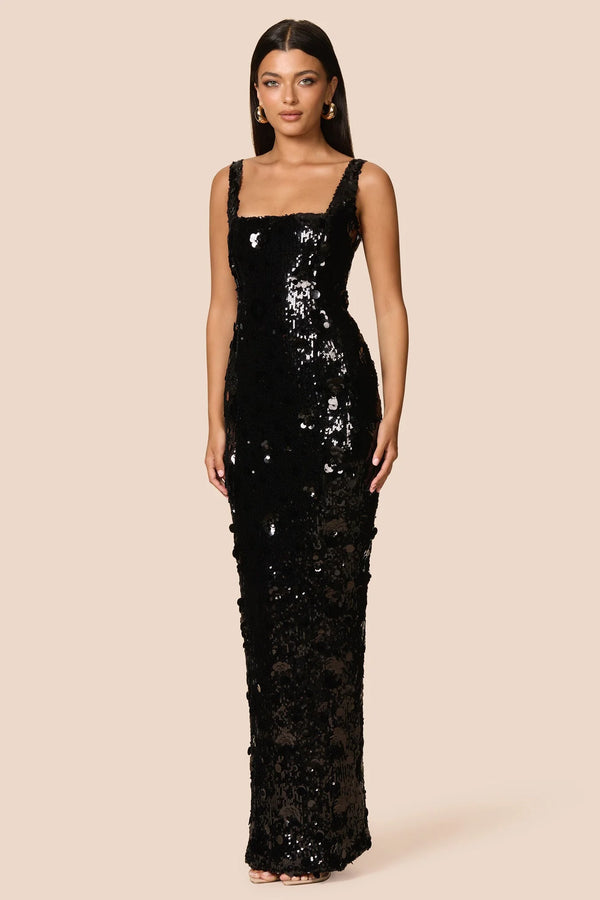 Seraphine Gown Black - Nookie