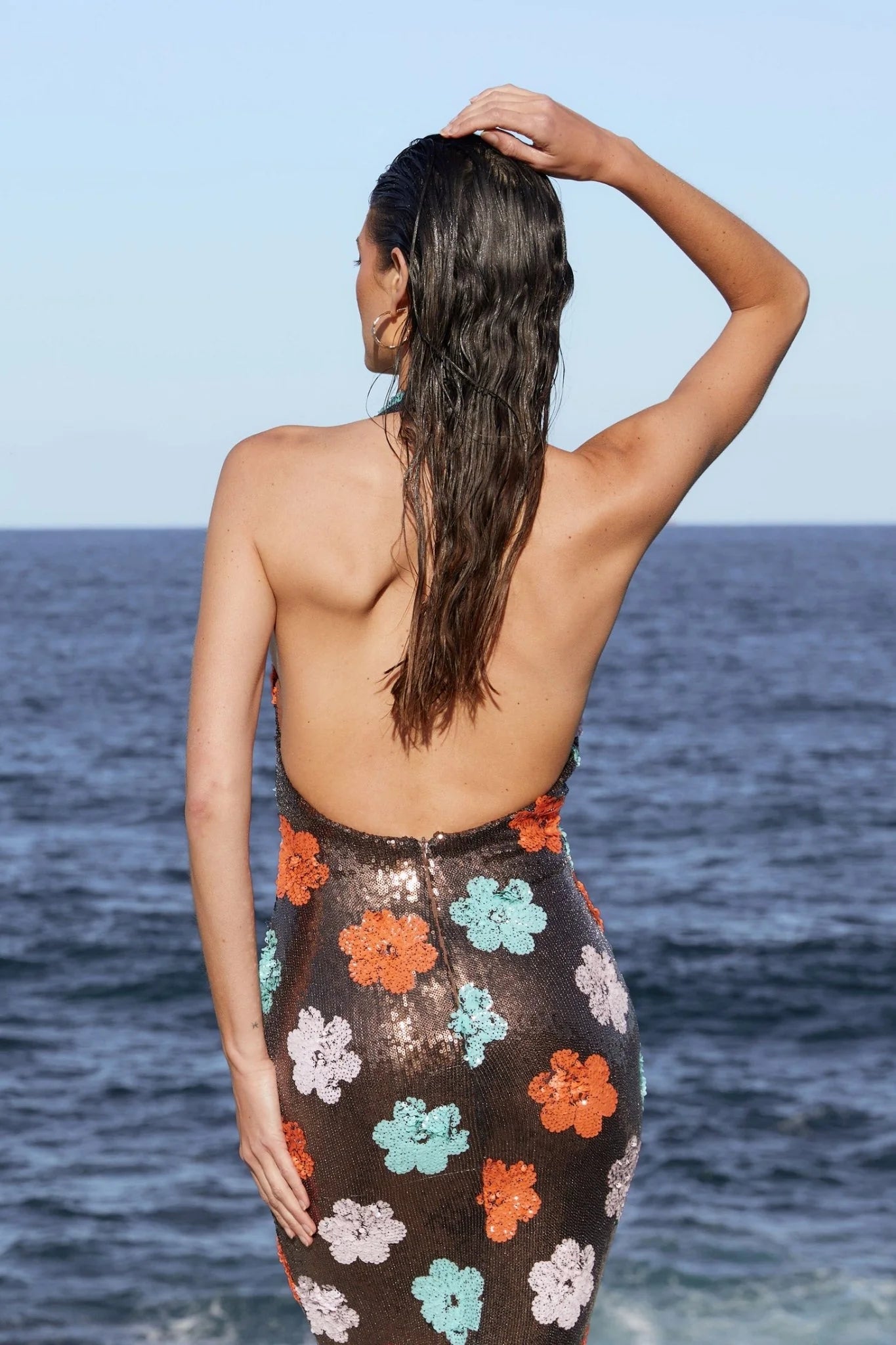 Sienna Halter Gown Floral - Nookie