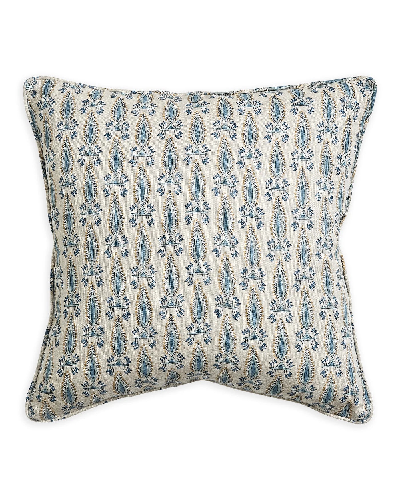 Tashir Fresh Azure Linen Cushion 50x50cm