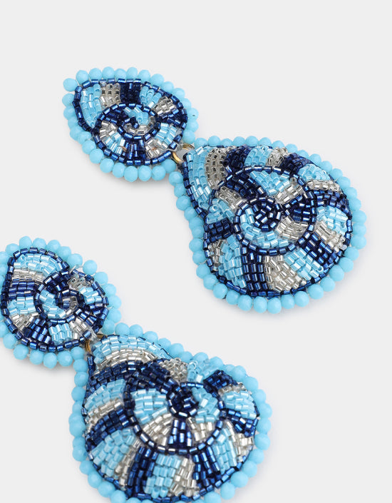 Vecchio Earrings Blue