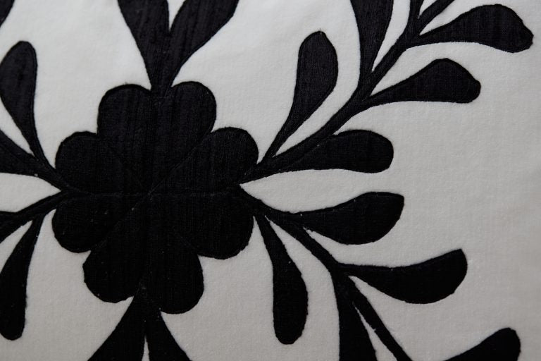 Flora Black Silk Flower