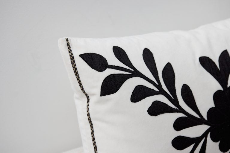 Flora Black Silk Flower