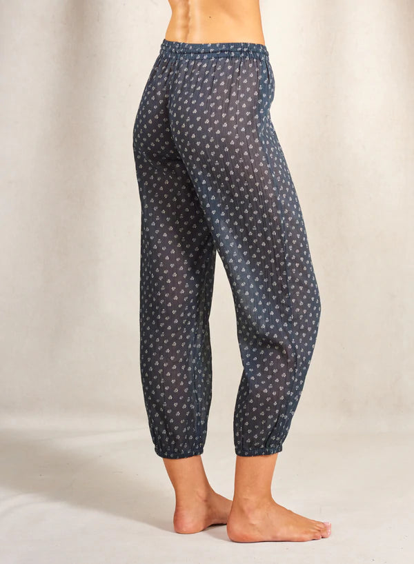 Anouk PJ Bottoms Faded Black/Ecru - Mabe