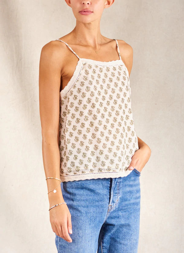 Bessie Camisole Khaki - Mabe