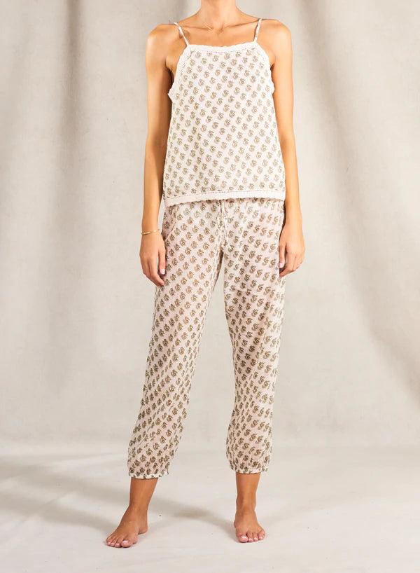 Bessie PJ Bottoms Khaki - Mabe