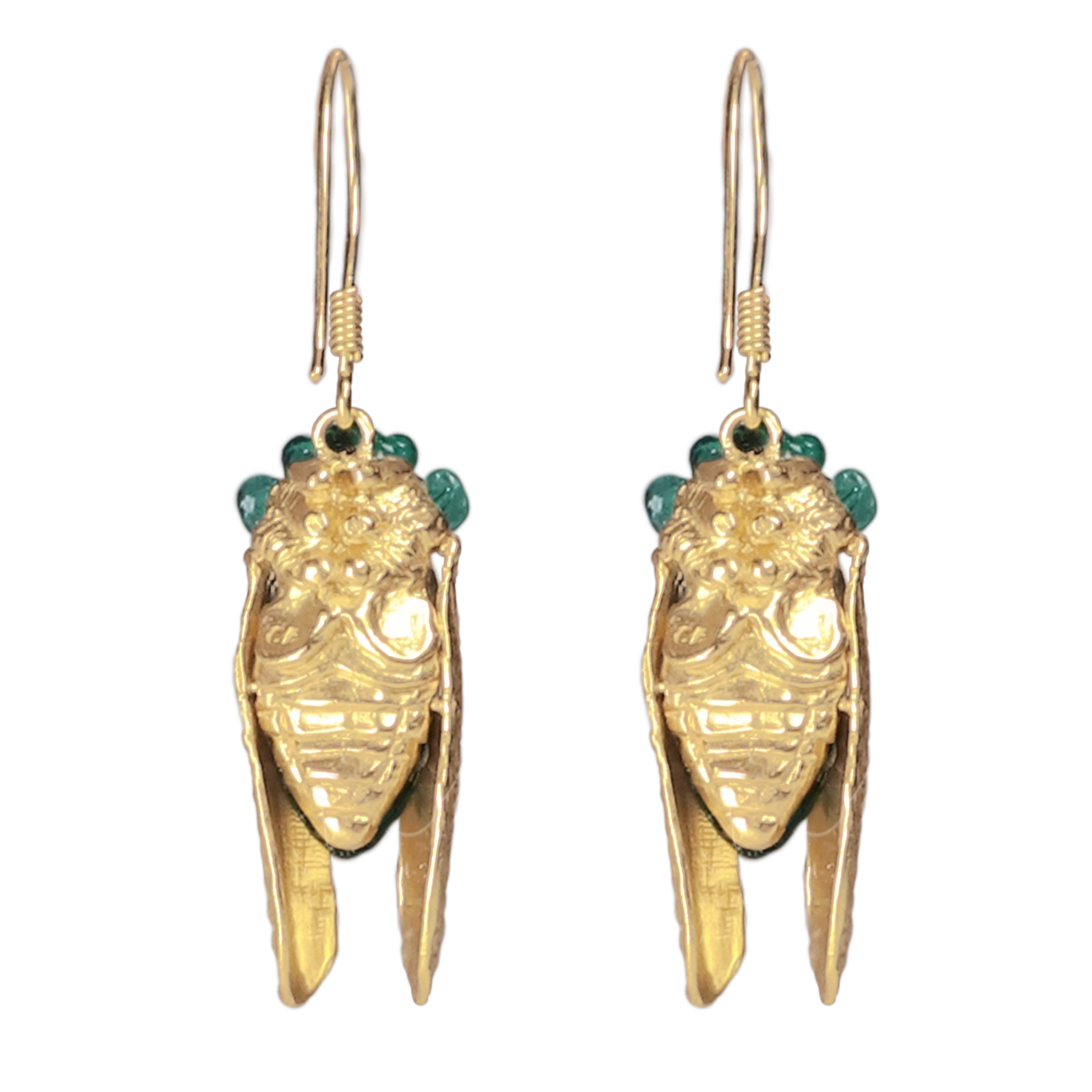 Cicada Myth Earrings 18K Gold Plated