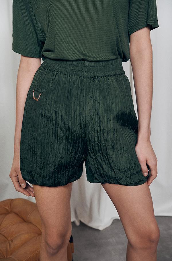 Crinkle Shorts Cedar