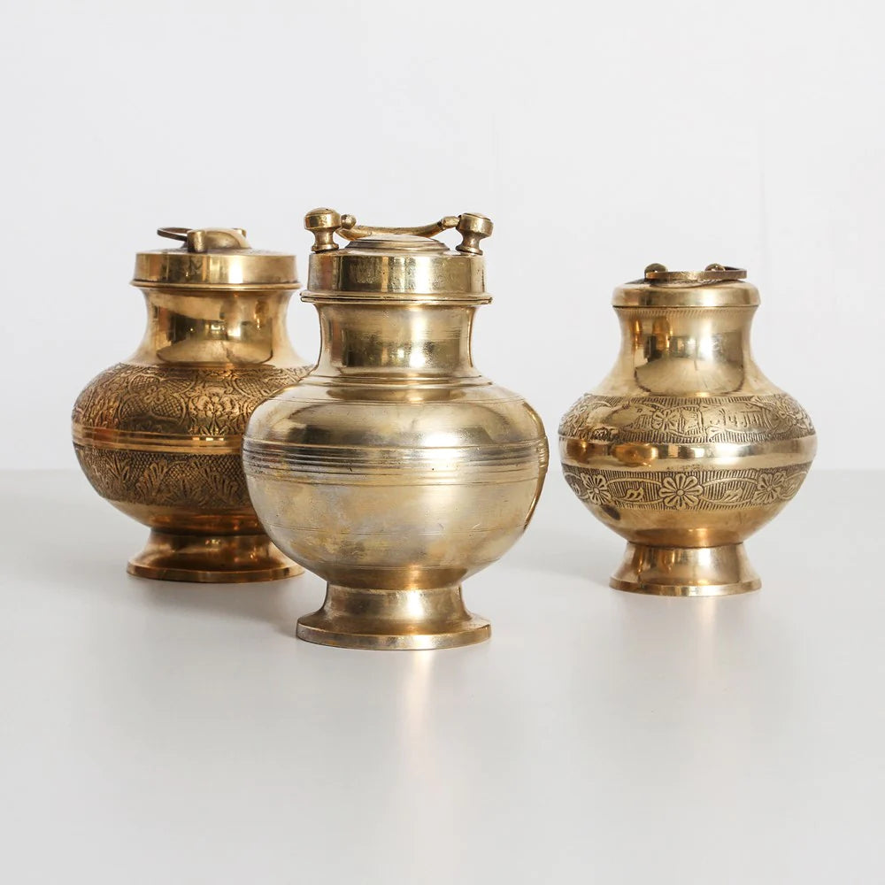 Indian Brass Water Bottle