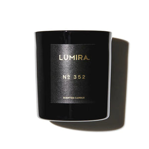 No352 Leather & Cedar Candle - Lumira