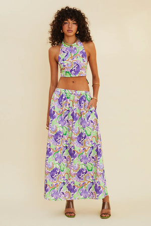 Botanica Backless Halterneck Top Floral - Suboo