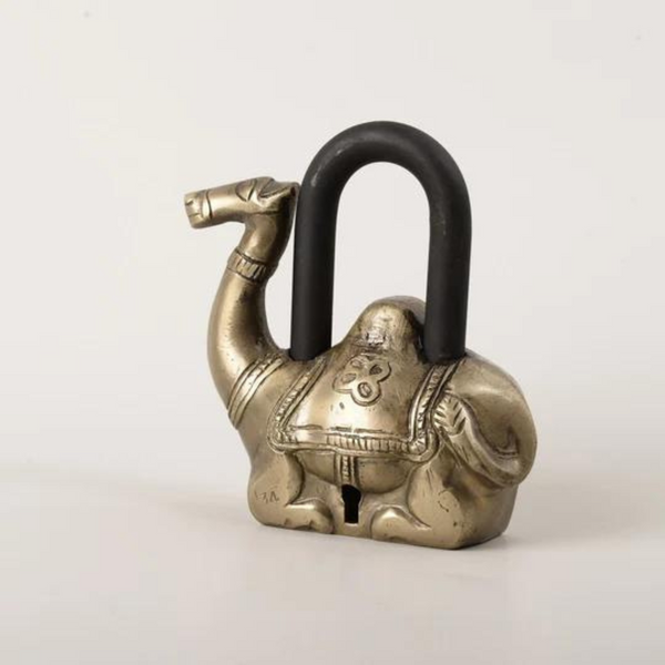 Brass Camel Lock Antique