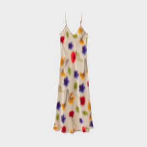 Silk Laundry Hazelnut Blur Slip Dress
